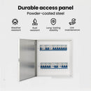 vidaXL Hozzáférési panel Fehér 53 x 53 x 3 cm Acél