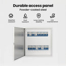 vidaXL Hozzáférési panel Fehér 63 x 63 x 3 cm Acél