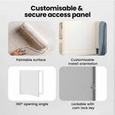 vidaXL Hozzáférési panel Fehér 63 x 63 x 3 cm Acél