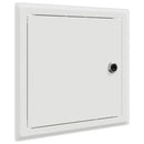 vidaXL Hozzáférési panel 2 pcs Fehér 23 x 23 x 3 cm Acél