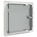 vidaXL Hozzáférési panel 2 pcs Fehér 23 x 23 x 3 cm Acél