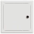 vidaXL Hozzáférési panel 2 pcs Fehér 23 x 23 x 3 cm Acél