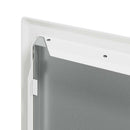 vidaXL Hozzáférési panel Fehér 33 x 23 x 3 cm Acél