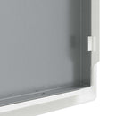 vidaXL Hozzáférési panel Fehér 33 x 23 x 3 cm Acél
