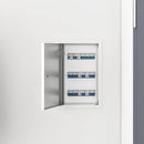 vidaXL Hozzáférési panel Fehér 33 x 23 x 3 cm Acél