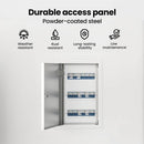 vidaXL Hozzáférési panel Fehér 33 x 23 x 3 cm Acél