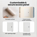 vidaXL Hozzáférési panel Fehér 33 x 23 x 3 cm Acél