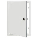 vidaXL Hozzáférési panel Fehér 33 x 23 x 3 cm Acél