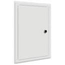 vidaXL Hozzáférési panel Fehér 33 x 23 x 3 cm Acél
