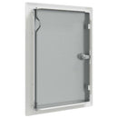 vidaXL Hozzáférési panel Fehér 33 x 23 x 3 cm Acél