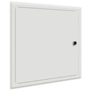 vidaXL Hozzáférési panel Fehér 33 x 33 x 3 cm Acél