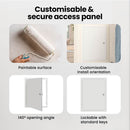 vidaXL Hozzáférési panel Fehér 43 x 33 x 3 cm Acél