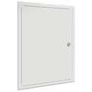 vidaXL Hozzáférési panel Fehér 43 x 33 x 3 cm Acél