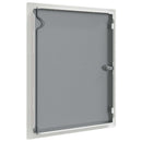 vidaXL Hozzáférési panel Fehér 43 x 33 x 3 cm Acél
