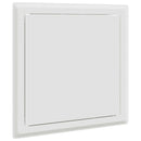 vidaXL Hozzáférési panel 2 pcs Fehér 23 x 23 x 3 cm Acél