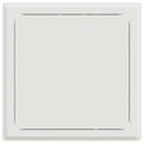 vidaXL Hozzáférési panel 2 pcs Fehér 23 x 23 x 3 cm Acél