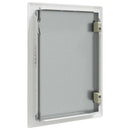 vidaXL Hozzáférési panel Fehér 33 x 23 x 3 cm Acél