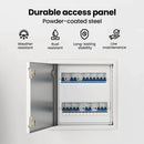 vidaXL Hozzáférési panel Fehér 33,5 x 33,5 x 3 cm Acél