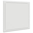 vidaXL Hozzáférési panel Fehér 33,5 x 33,5 x 3 cm Acél