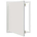 vidaXL Hozzáférési panel Fehér 43,5 x 33 x 3 cm Acél