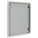 vidaXL Hozzáférési panel Fehér 43,5 x 33 x 3 cm Acél