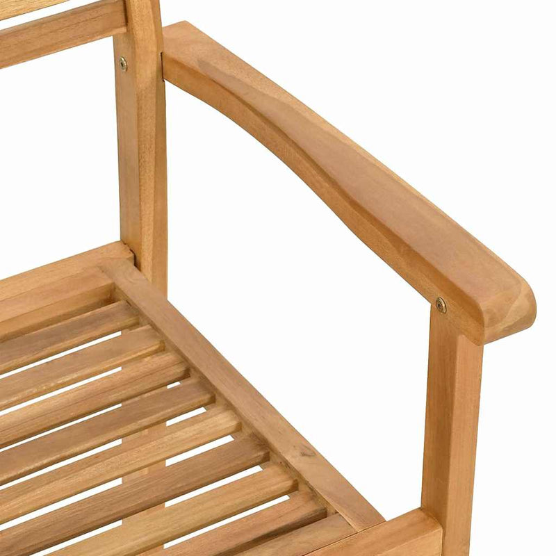 vidaXL Kerti összecsukható székek 4 pcs Barna 55.5 x 55.5 x 90 cm