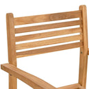vidaXL Szék 6 pcs Barna 56 x 55 x 90.5 cm Tömör Teakfa