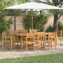 vidaXL Szék 8 pcs Barna 56 x 55 x 90.5 cm Tömör Teakfa