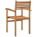 vidaXL Szék 8 pcs Barna 56 x 55 x 90.5 cm Tömör Teakfa