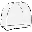 vidaXL Kisállat babakocsi takaró Átlátszó 66 x 35 x 59 cm PVC