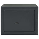 vidaXL Széf doboz zárral Sötétszürke 23 x 17 x 17 cm Acél
