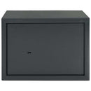 vidaXL Széf doboz zárral Sötétszürke 35 x 25 x 25 cm Acél
