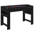 vidaXL Foci Asztal Fekete Tölgy 125 x 60,5 x 80 cm Szerelt Fa