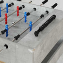 vidaXL Foci Asztal Beton Szürke 125 x 60,5 x 80 cm Faanyag
