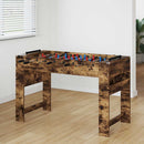 vidaXL Foci Asztal Füstölt tölgy 125 x 60,5 x 80 cm Faanyag