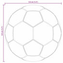 vidaXL Asztali focik 12 pcs Fehér 3,6 x 3,6 cm Polipropilén