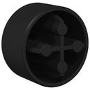vidaXL Futballasztal Végkapak 10 db Fekete 1,5 x 1,5 x 1 cm PP