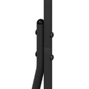 vidaXL Ruhafogó Fekete 62 x 48 x 158 cm Acél