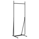 vidaXL Ruhafogó Fekete 62 x 48 x 158 cm Acél