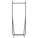 vidaXL Ruhafogó Fekete 62 x 48 x 158 cm Acél