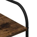 vidaXL Ruhafogó polcokkal tárolóval Barna 120 x 44 x 160 cm Faanyag