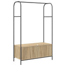 vidaXL Ruhafogó tárolóval Barna Tölgy 100 x 44 x 160 cm Faanyag
