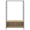 vidaXL Ruhafogó tárolóval Barna Tölgy 100 x 44 x 160 cm Faanyag