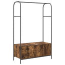 vidaXL Ruhafogó tárolóval Barna Tölgy 100 x 44 x 160 cm Faanyag