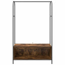 vidaXL Ruhafogó tárolóval Barna Tölgy 100 x 44 x 160 cm Faanyag