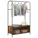vidaXL Ruhafogó tárolóval Barna Tölgy 100 x 44 x 160 cm Faanyag