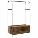 vidaXL Ruhafogó tárolóval Barna Tölgy 100 x 44 x 160 cm Faanyag