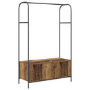 vidaXL Ruhafogó tárolóval Barna Tölgy 100 x 44 x 160 cm Faanyag
