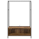 vidaXL Ruhafogó tárolóval Barna Tölgy 100 x 44 x 160 cm Faanyag