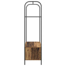 vidaXL Ruhafogó tárolóval Barna Tölgy 100 x 44 x 160 cm Faanyag